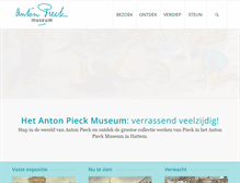 Tablet Screenshot of antonpieckmuseum.nl